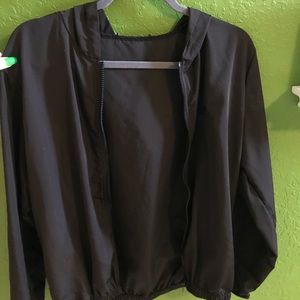 Windbreaker Material Zip Jacket